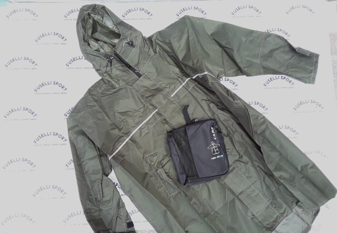 CAMP MANTELLA RAIN STOP CAGOULE FRONT ZIP: taglia S - M