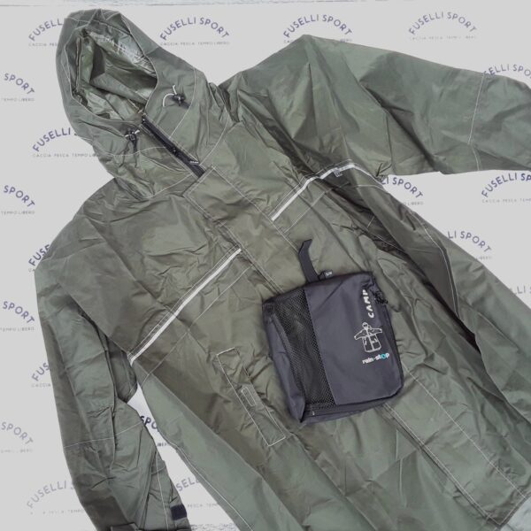 CAMP MANTELLA RAIN STOP CAGOULE FRONT ZIP: taglia S - M