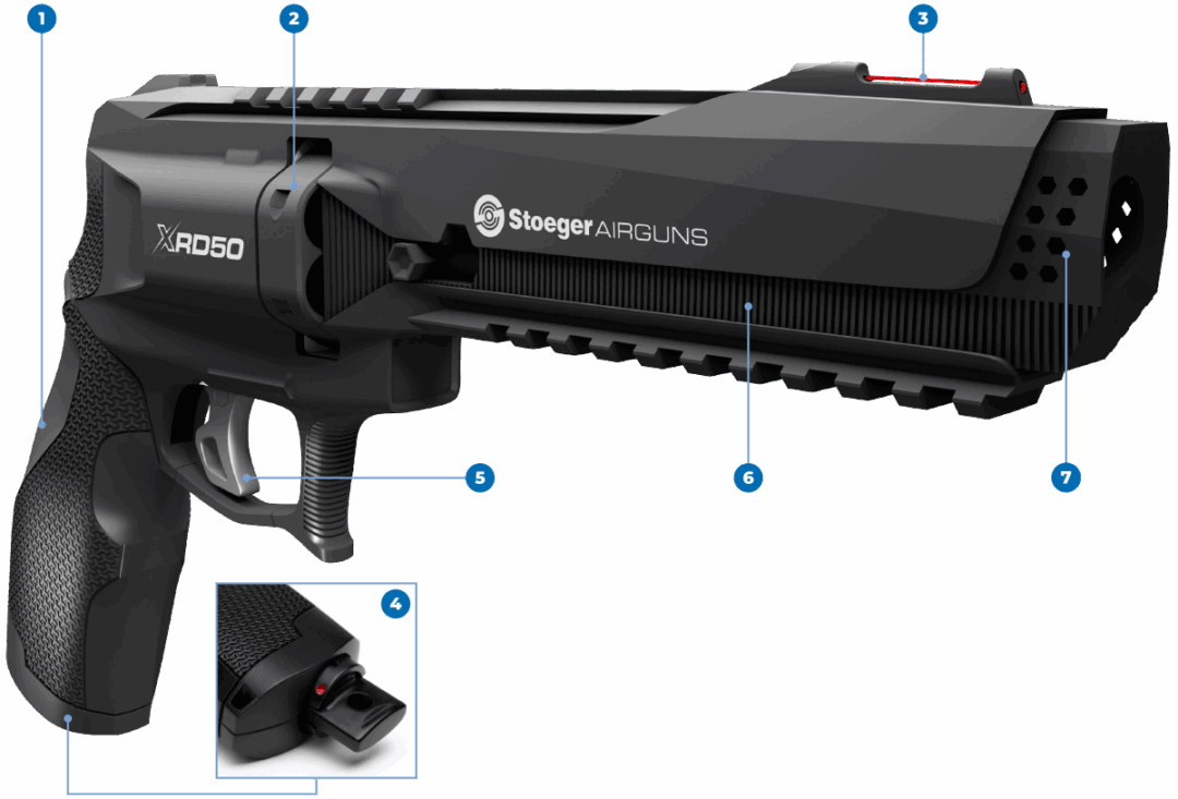 MARCATORE PAINTBALL STOEGER XRD50 - immagine 2