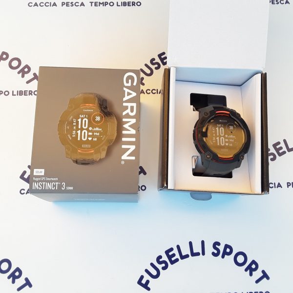 Garmin smartwatch Istinct 3 solar cassa 50 mm