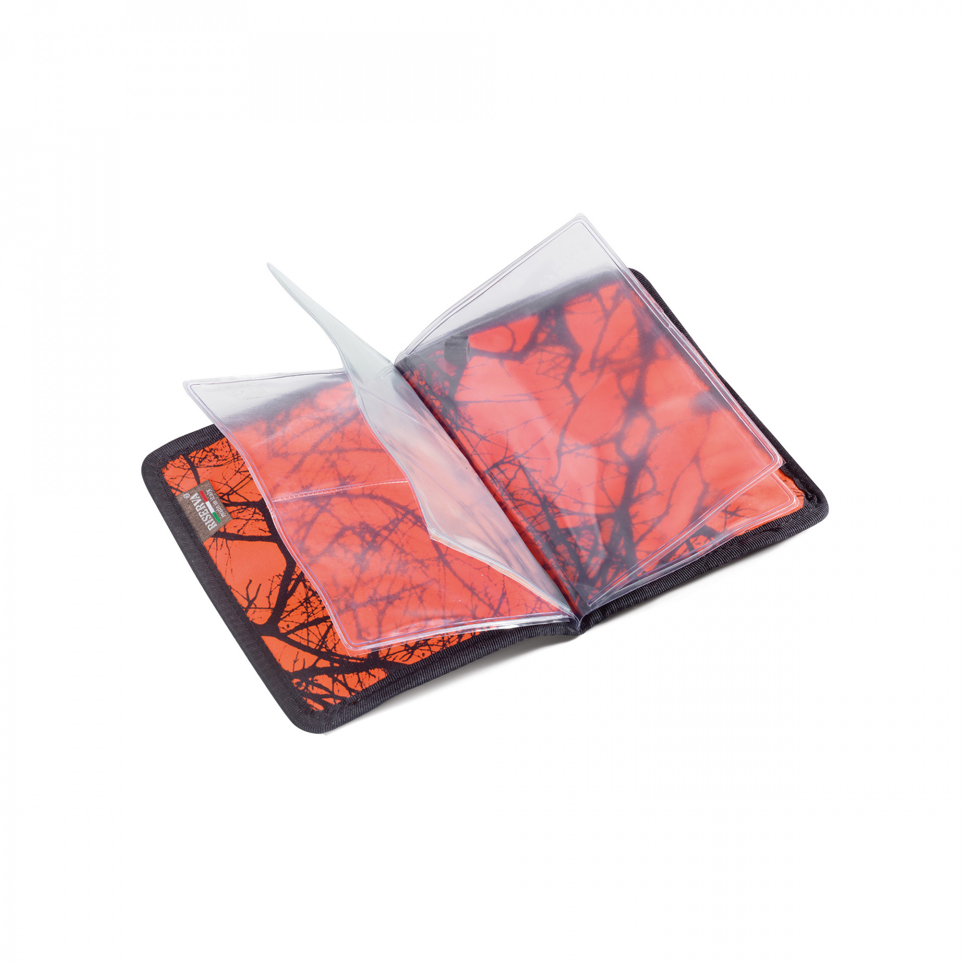 Porta licenza arancione fluo - Riserva 3 Porta licenza arancione fluo - Riserva