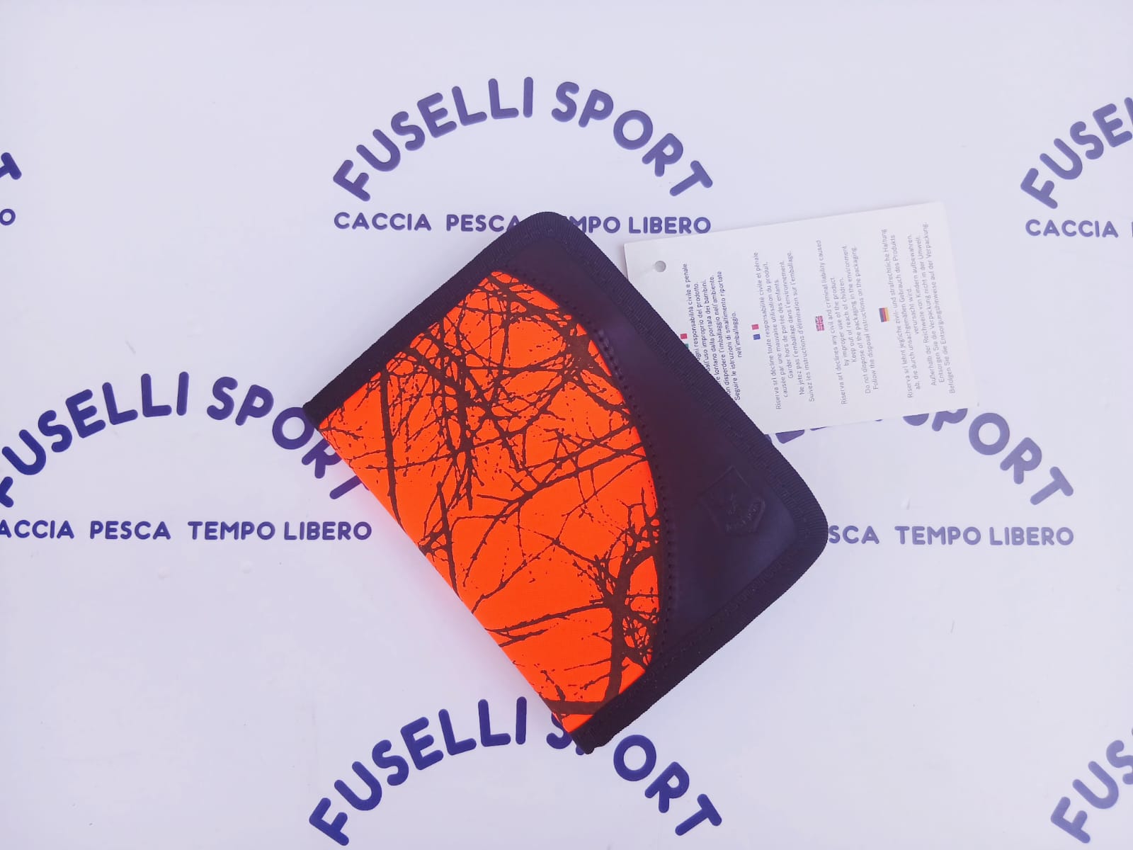 Porta licenza arancione fluo - Riserva 2 Porta licenza arancione fluo - Riserva