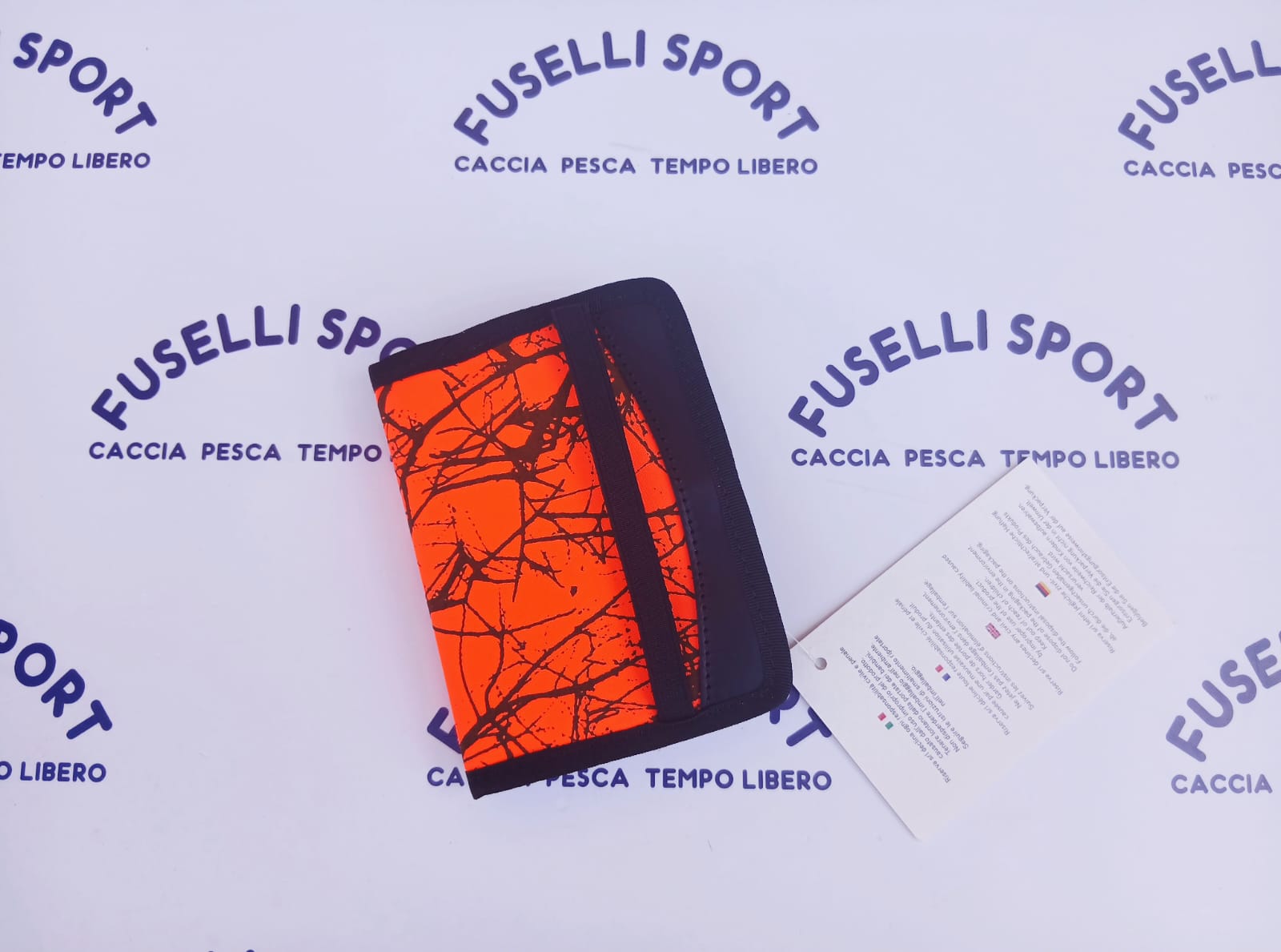 Porta licenza arancione fluo - Riserva 1 Porta licenza arancione fluo - Riserva